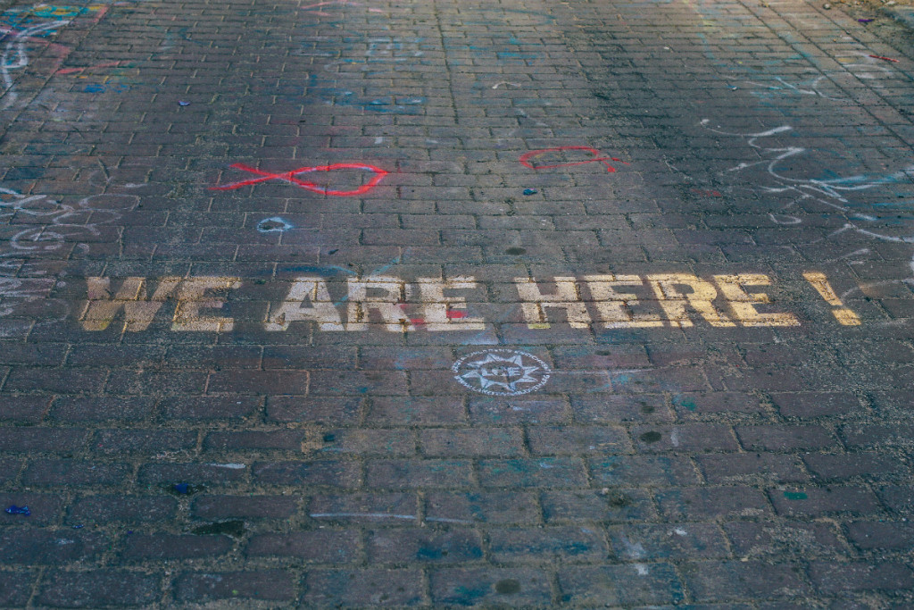 #WeAreHere